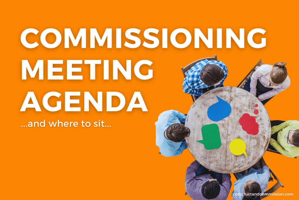 Commissioning Meeting Agenda