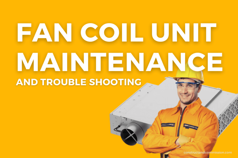How to maintain a fan coil unit