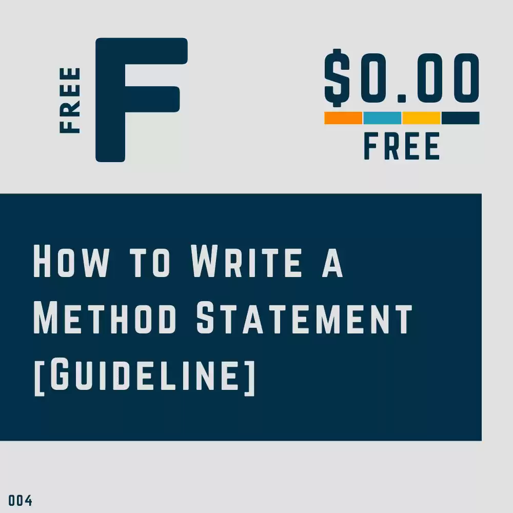 How to Write a Method Statement [PDF] Guideline