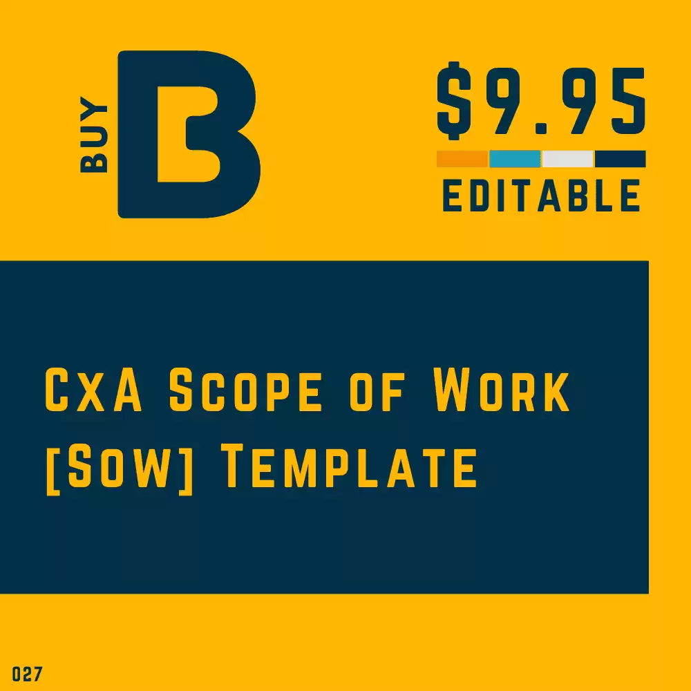 CxA Scope of Works [SOW] Template [MS Word]