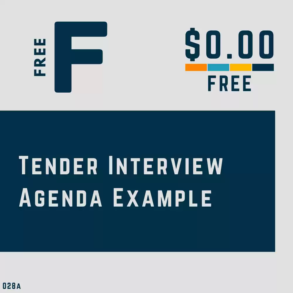 Tender Interview Agenda [PDF]