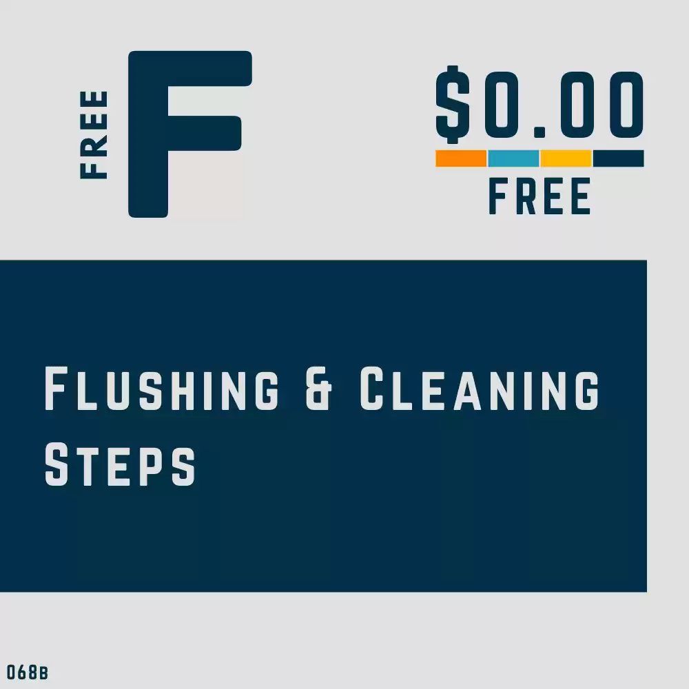 Flushing and Cleaning Pipework Steps [PDF]