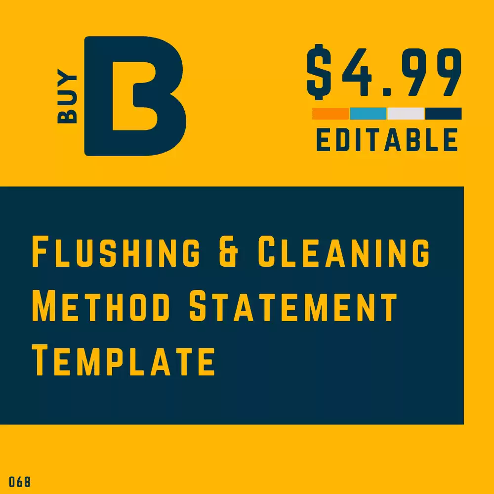 Flushing & Chemical Cleaning Method Statement [MS Word]