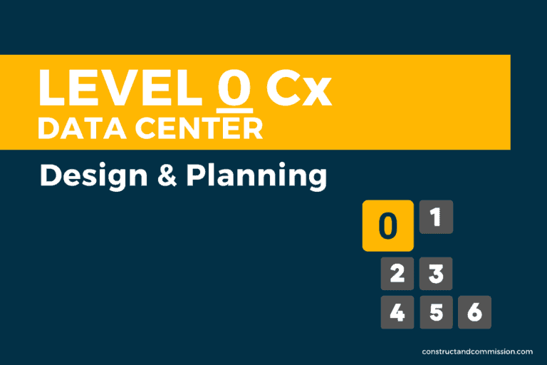 Level 0 Design and Planning of the Data Center Commissioning Steps and Template...