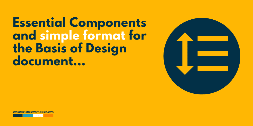 BASIS OF DESIGN [BoD] How To Write With Download